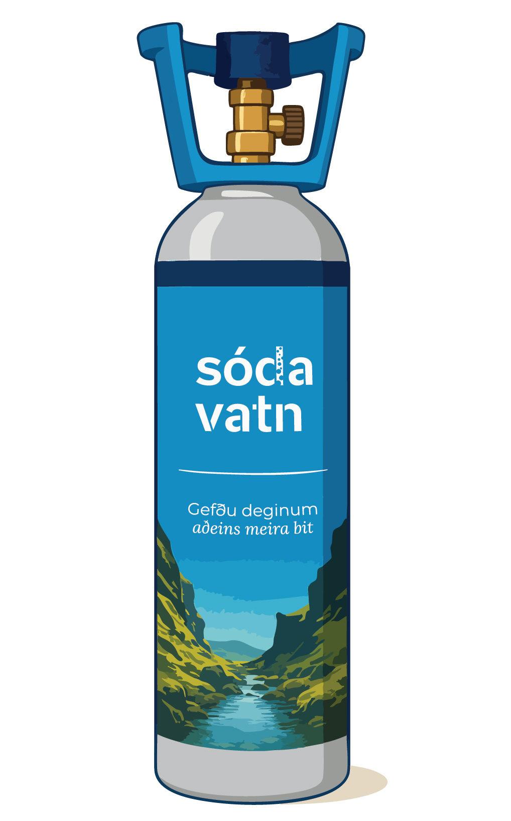 4 kg CO2 hylki frá Sódavatni